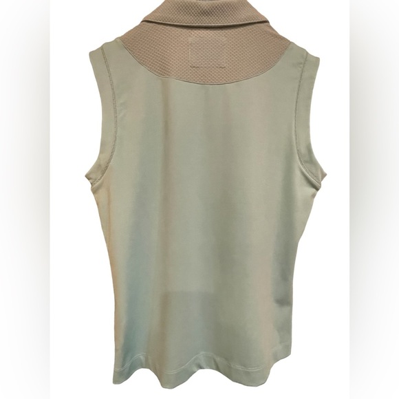 🔥⛳️Annika by Cutter & Buck sleeveless golf shirt size M. Light aqua color NICE - Picture 2 of 6